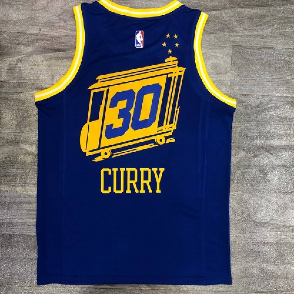 Men's Golden State Warriors Stephen Curry #30 Royal Hardwood Classics 2020/21 Swingman Jersey- Classic Edition-Pro Kit Vault | Brand New 26/27 Sports Jerseys